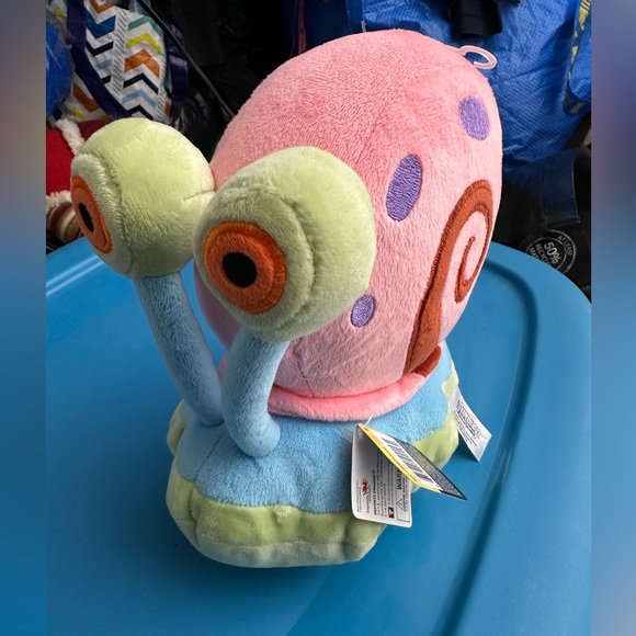 SpongeBob SquarePants Gary the Snail plush toy 8” - Picture 5 of 12